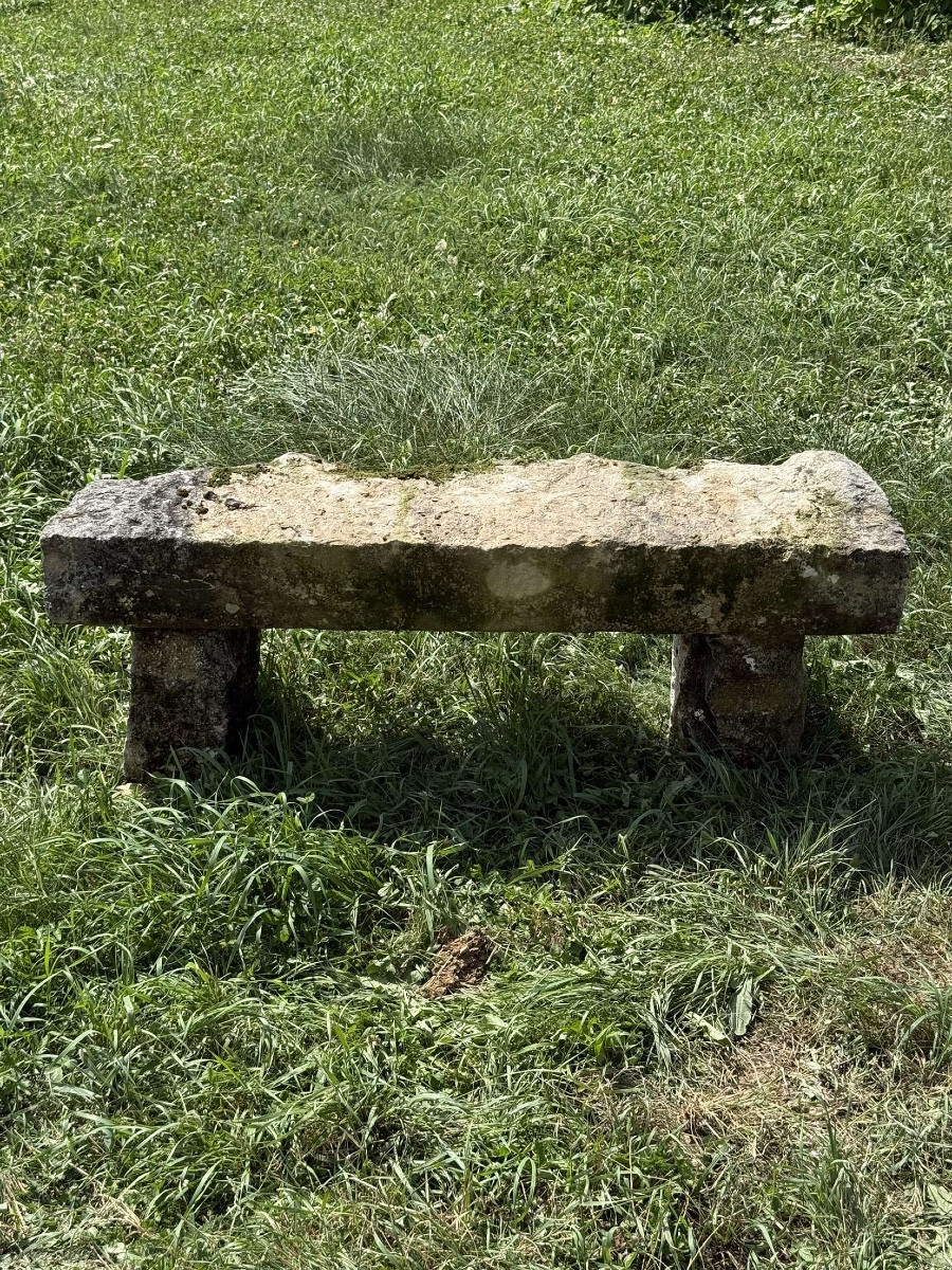 Banc en pierre 