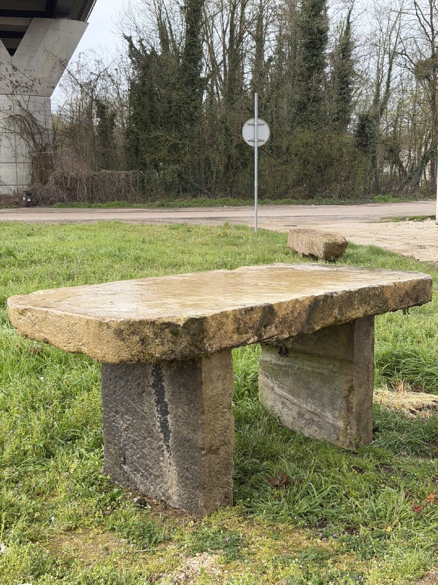 19th Century Stone Table-photo-2