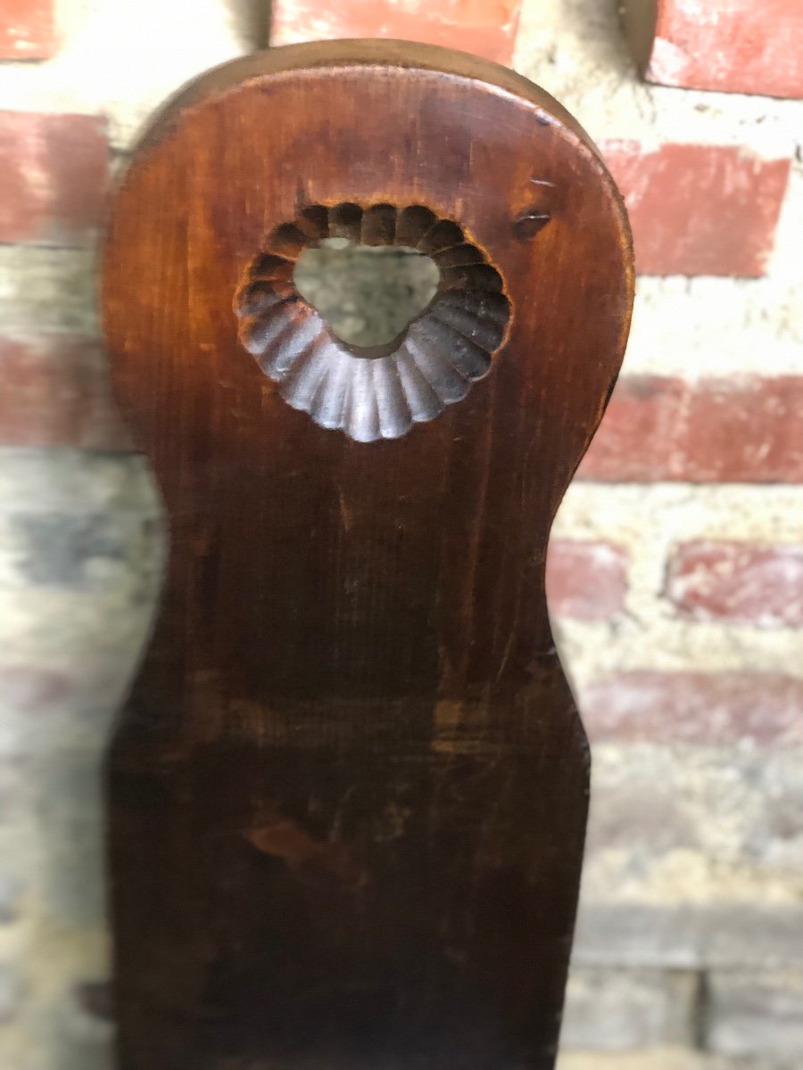 Vintage Brutalist Mountain Chairs (set Of 6) Gouged 1960-photo-4