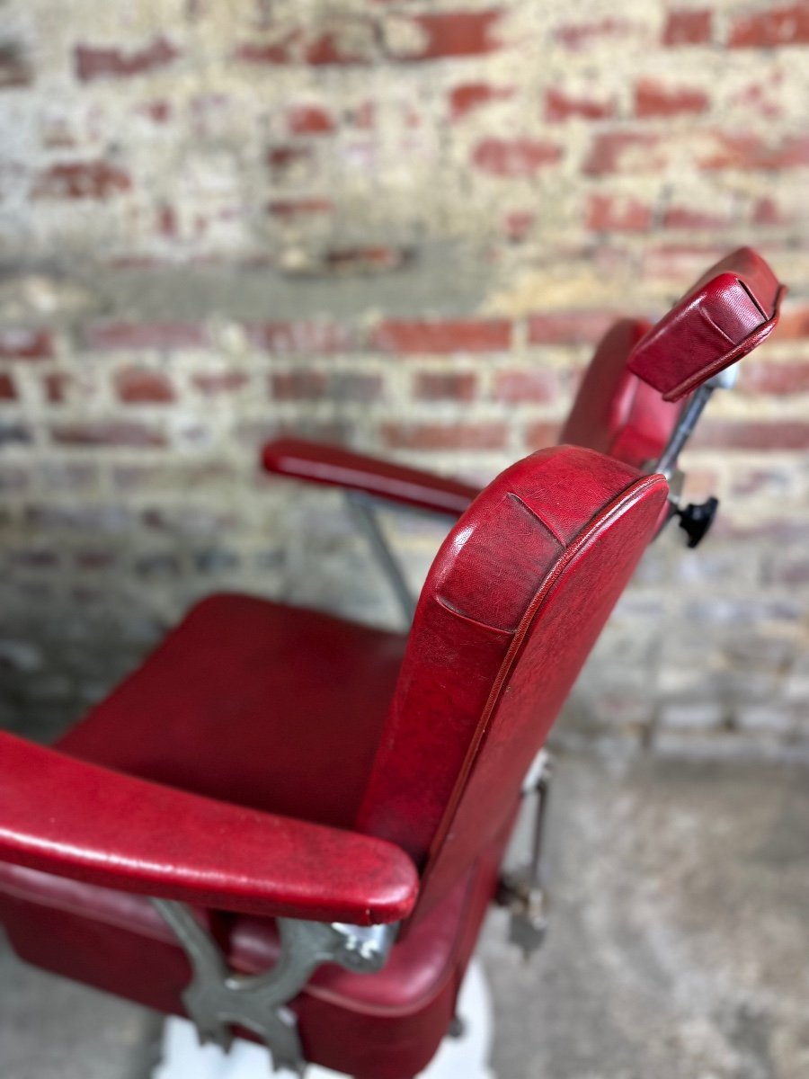 Fauteuil De Barbier Vintage 1930 Figaro-photo-3