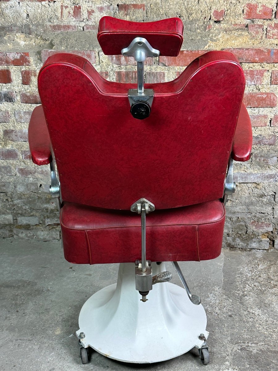 Fauteuil De Barbier Vintage 1930 Figaro-photo-4