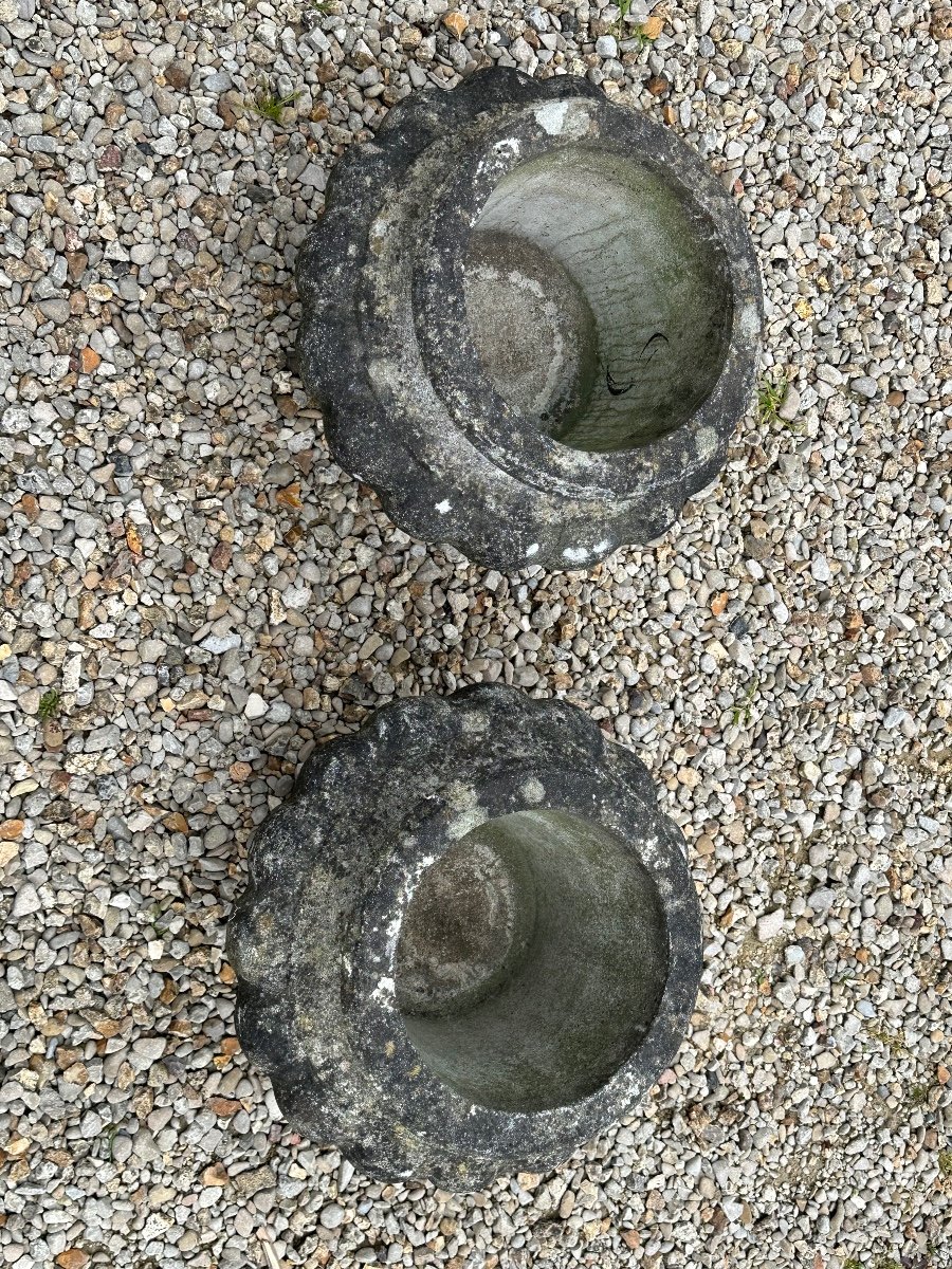 Basins (pair) In Cement 1940s-photo-2