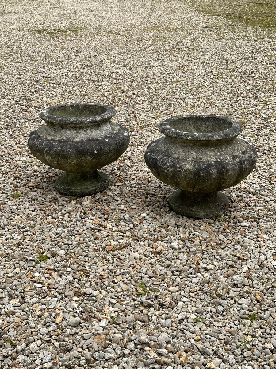 Basins (pair) In Cement 1940s-photo-4
