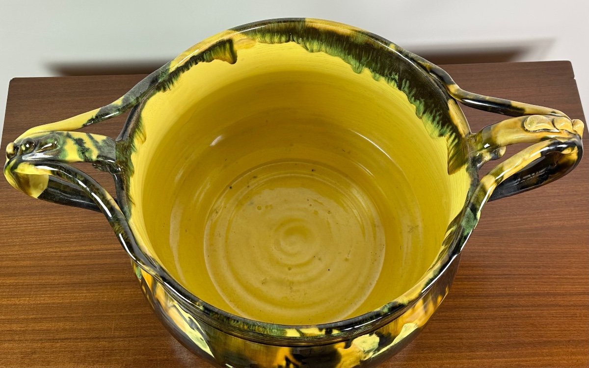 Vintage Ceramic Basin By André Chaudemanche 1960-photo-3