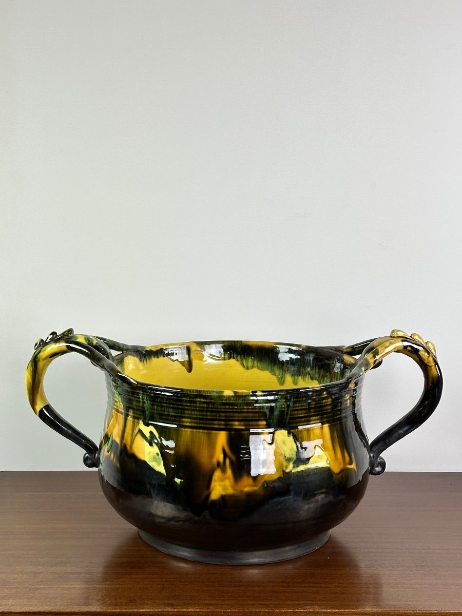 Vintage Ceramic Basin By André Chaudemanche 1960-photo-6