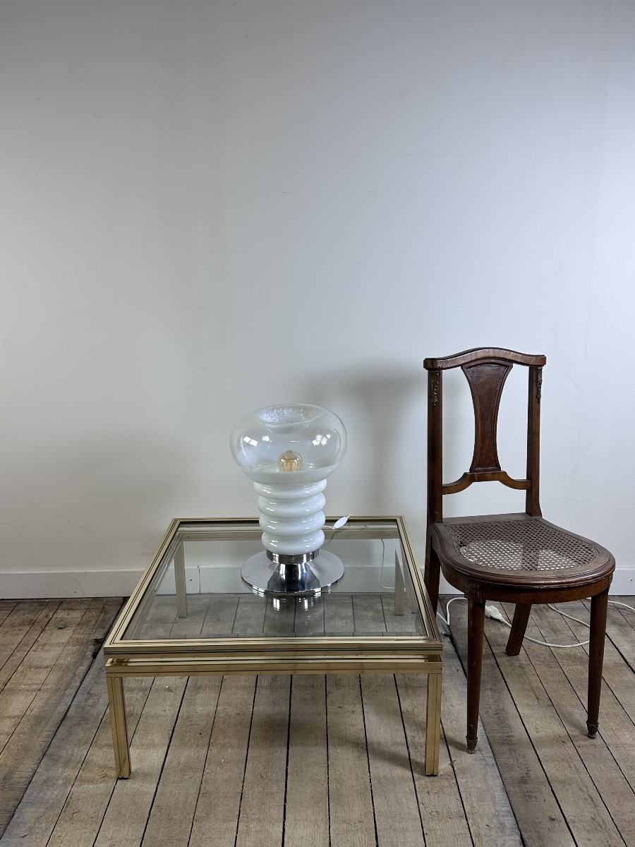 Italian Lamp By Carlo Nason For Mazzega In Blown Murano Glass 1970's-photo-2