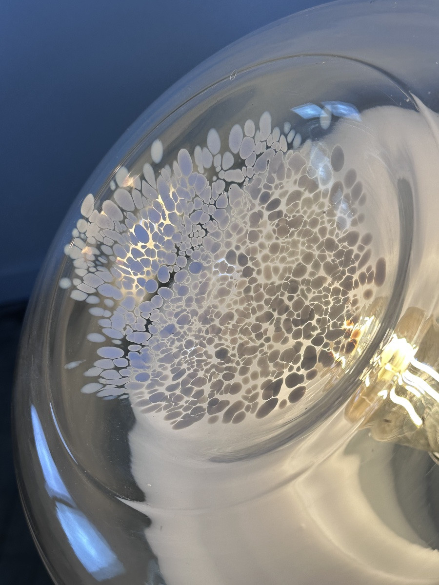 Italian Lamp By Carlo Nason For Mazzega In Blown Murano Glass 1970's-photo-4