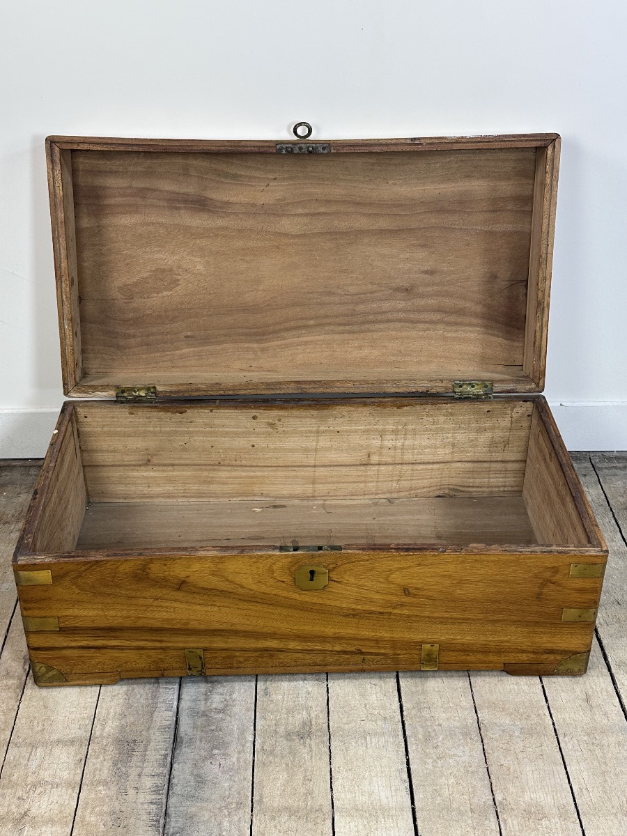 Banc Coffre De Rangement En Rotin Vintage 1960-photo-2