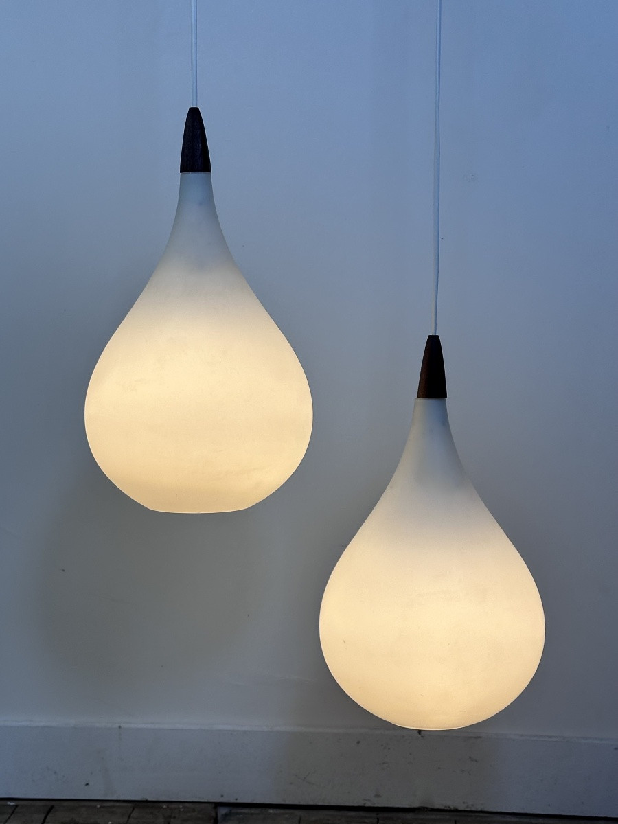 Lustre scandinave Kristiansson pour Luxus Suède 1960-photo-4