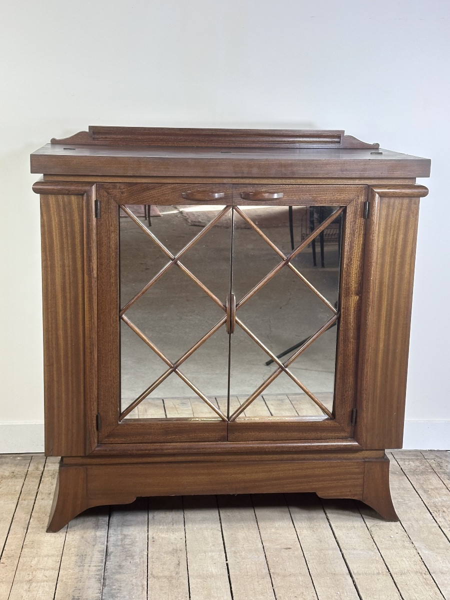 Art Deco Cocktail Bar In Mahogany Veneer 1930 Edition Av