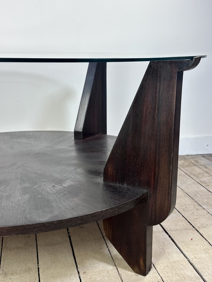Art Deco Mahogany Coffee Table 1930-photo-2