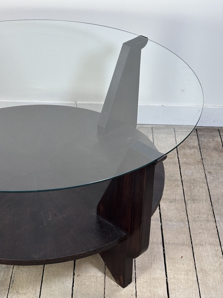 Art Deco Mahogany Coffee Table 1930-photo-1