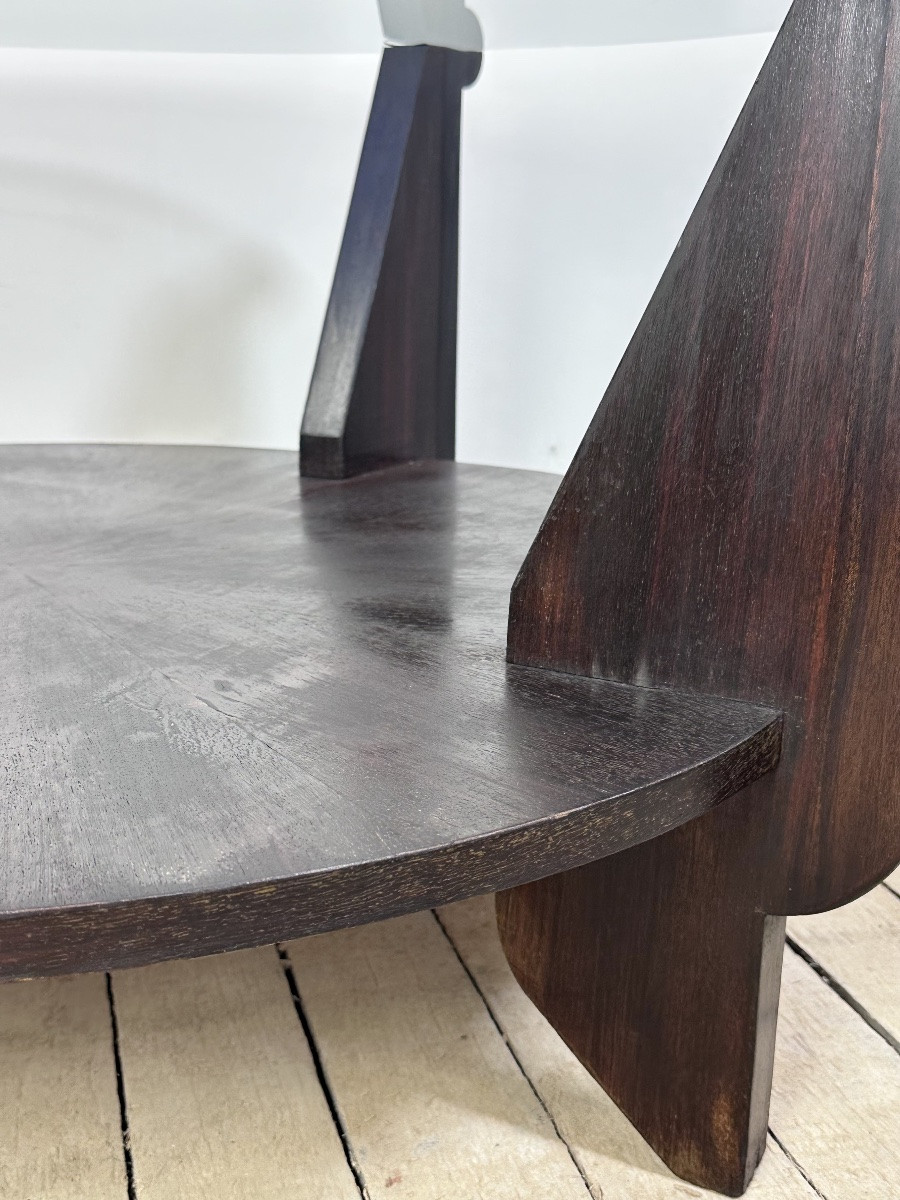 Art Deco Mahogany Coffee Table 1930-photo-2