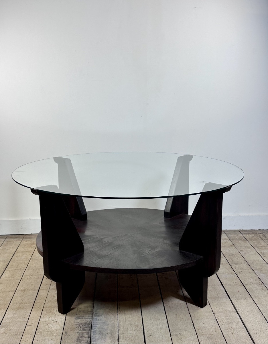 Art Deco Mahogany Coffee Table 1930-photo-6