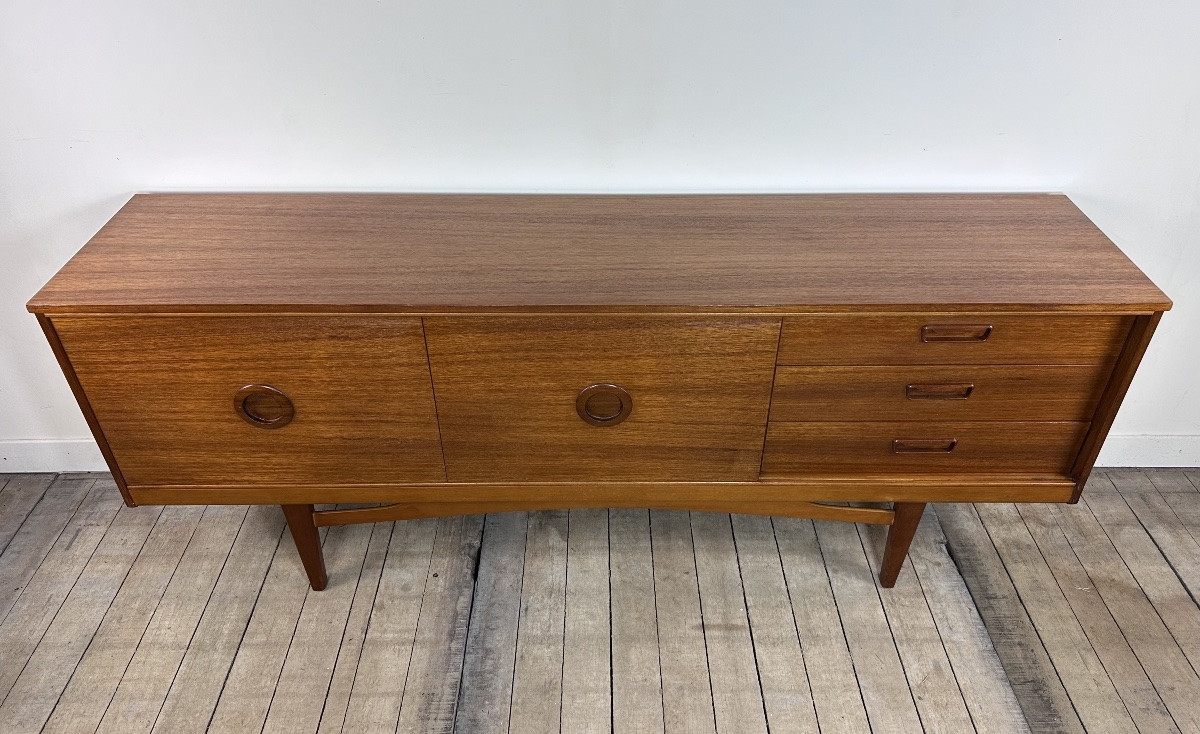 Scandinavian Teak Sideboard, 1960-photo-5