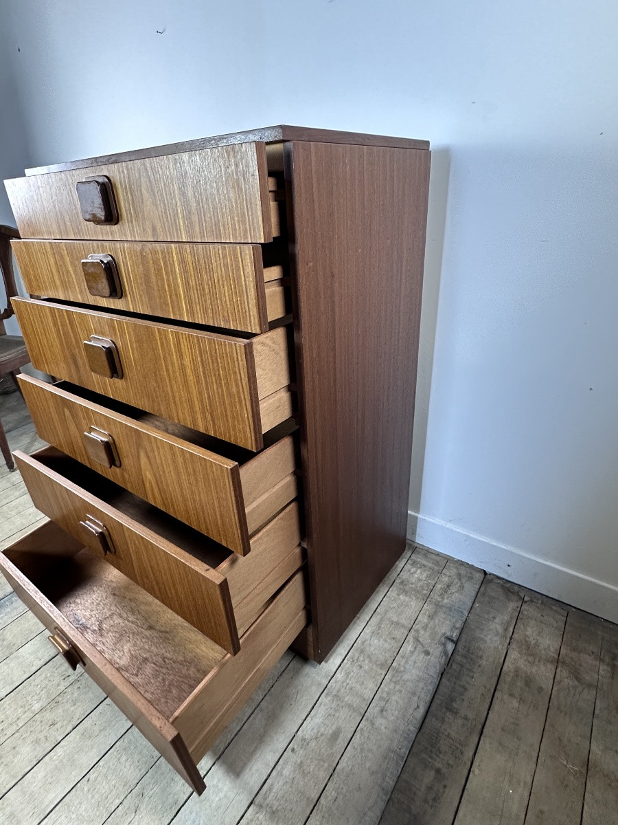 Vintage Scandinavian Chest Of Drawers, 1960s-photo-3