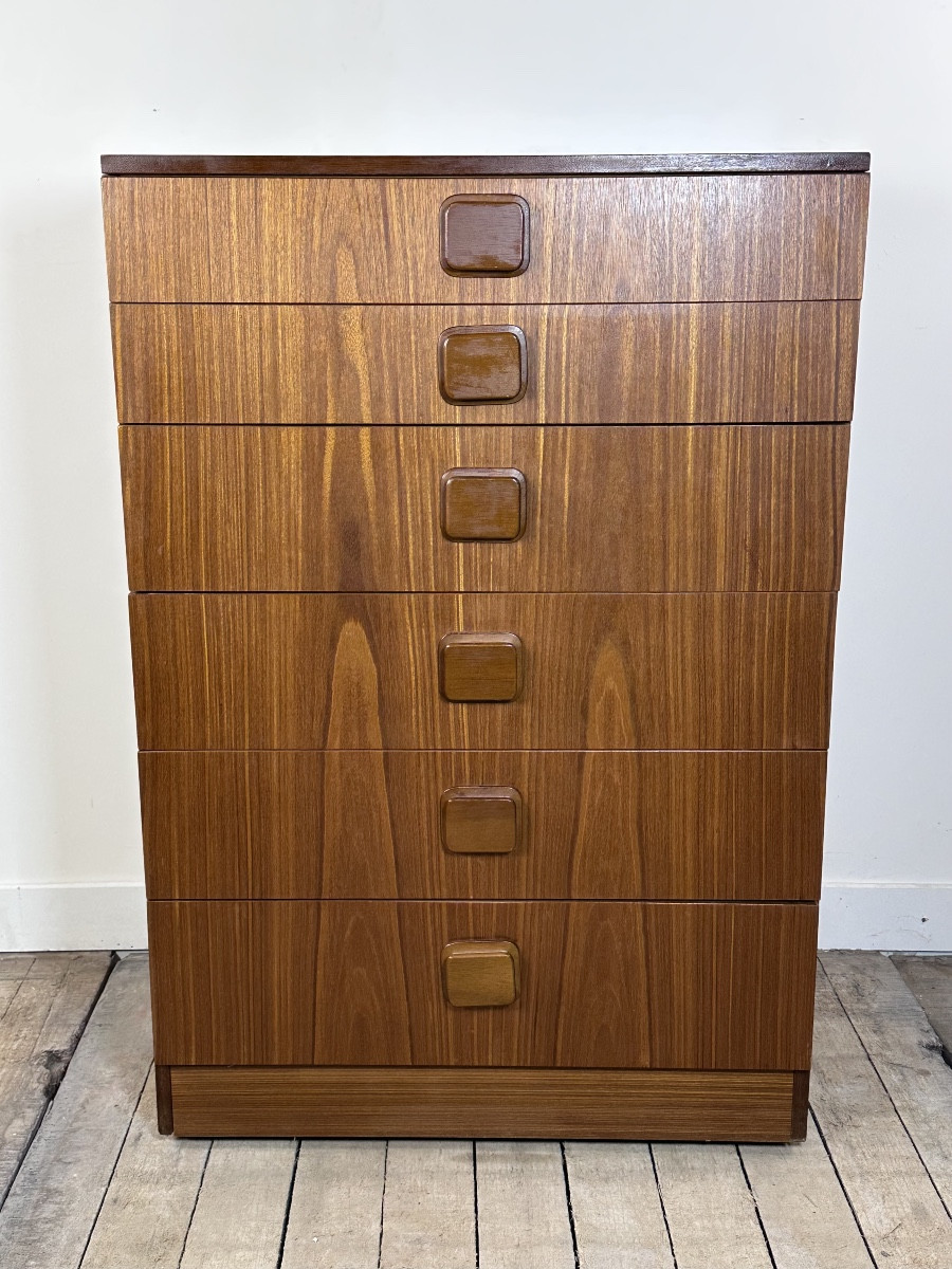 Vintage Scandinavian Chest Of Drawers, 1960s