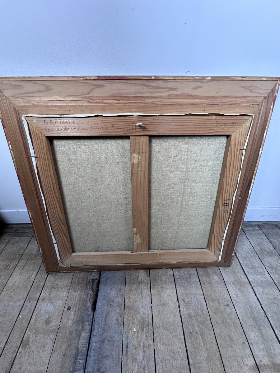 Peinture huile sur toile port de Martigues-photo-4