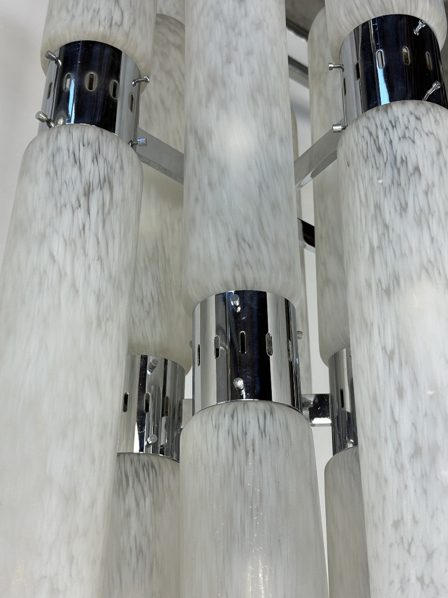 Italian Chandelier 1970 By Aldo Nason For Mazzega-photo-3