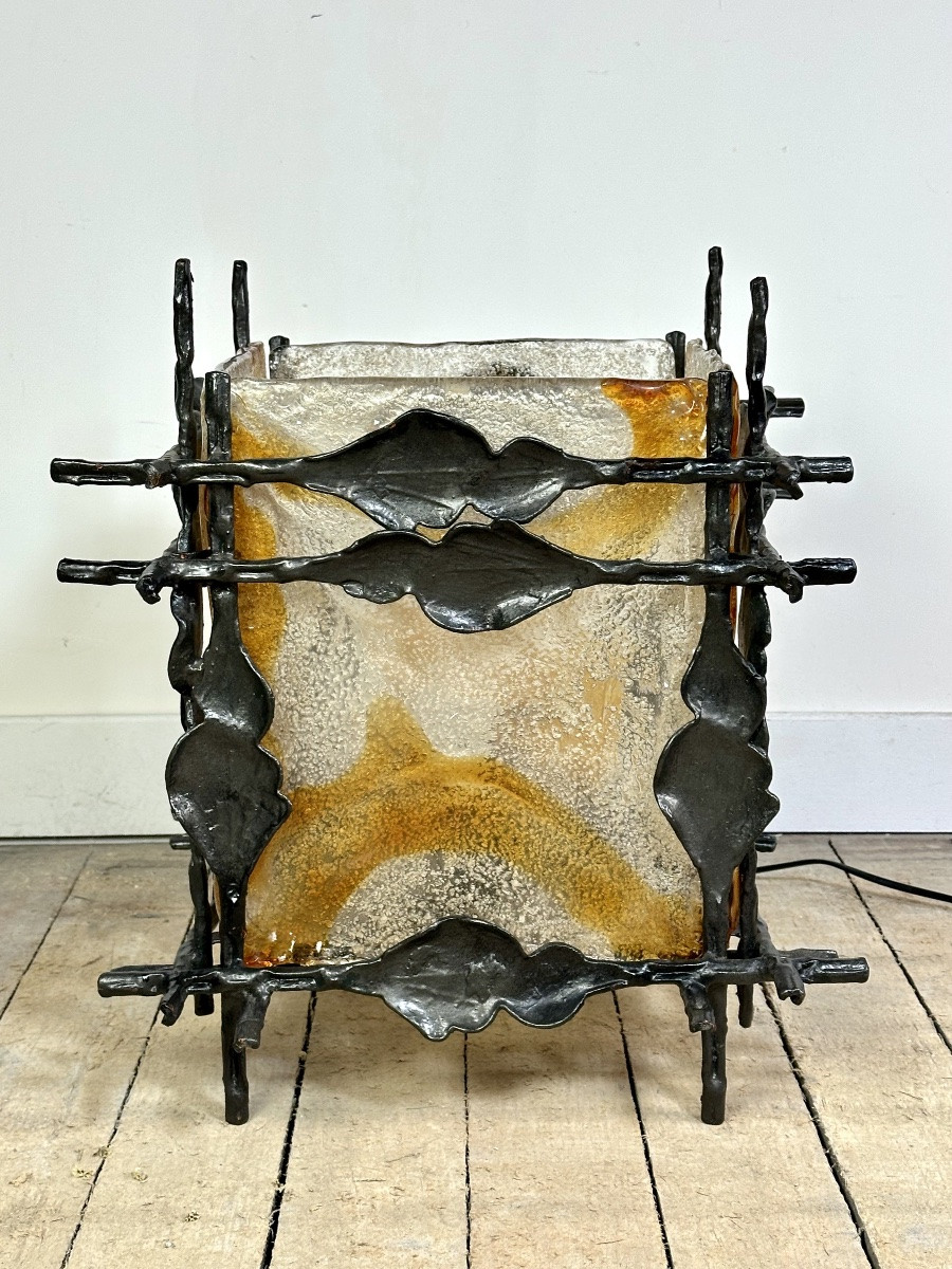 Brutalist Lamp 1960 By Tom Ahlström And Hans Ehrich-photo-3