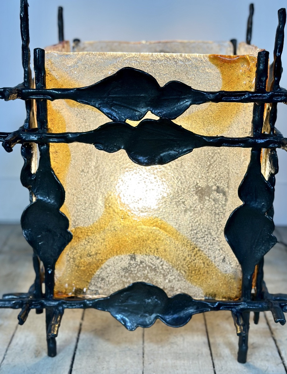 Brutalist Lamp 1960 By Tom Ahlström And Hans Ehrich-photo-5