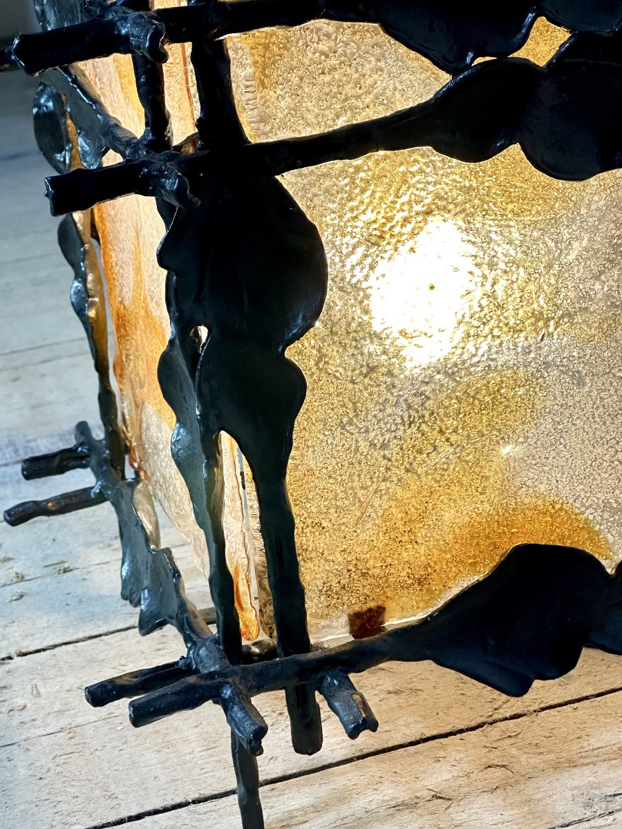 Brutalist Lamp 1960 By Tom Ahlström And Hans Ehrich-photo-8