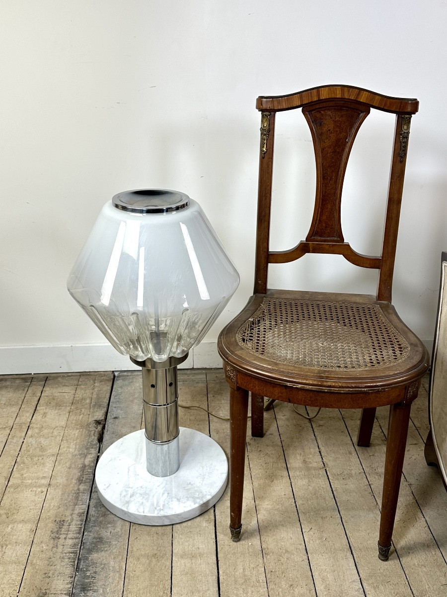 Lampe Diamant en verre murano Italie 1970'S-photo-2