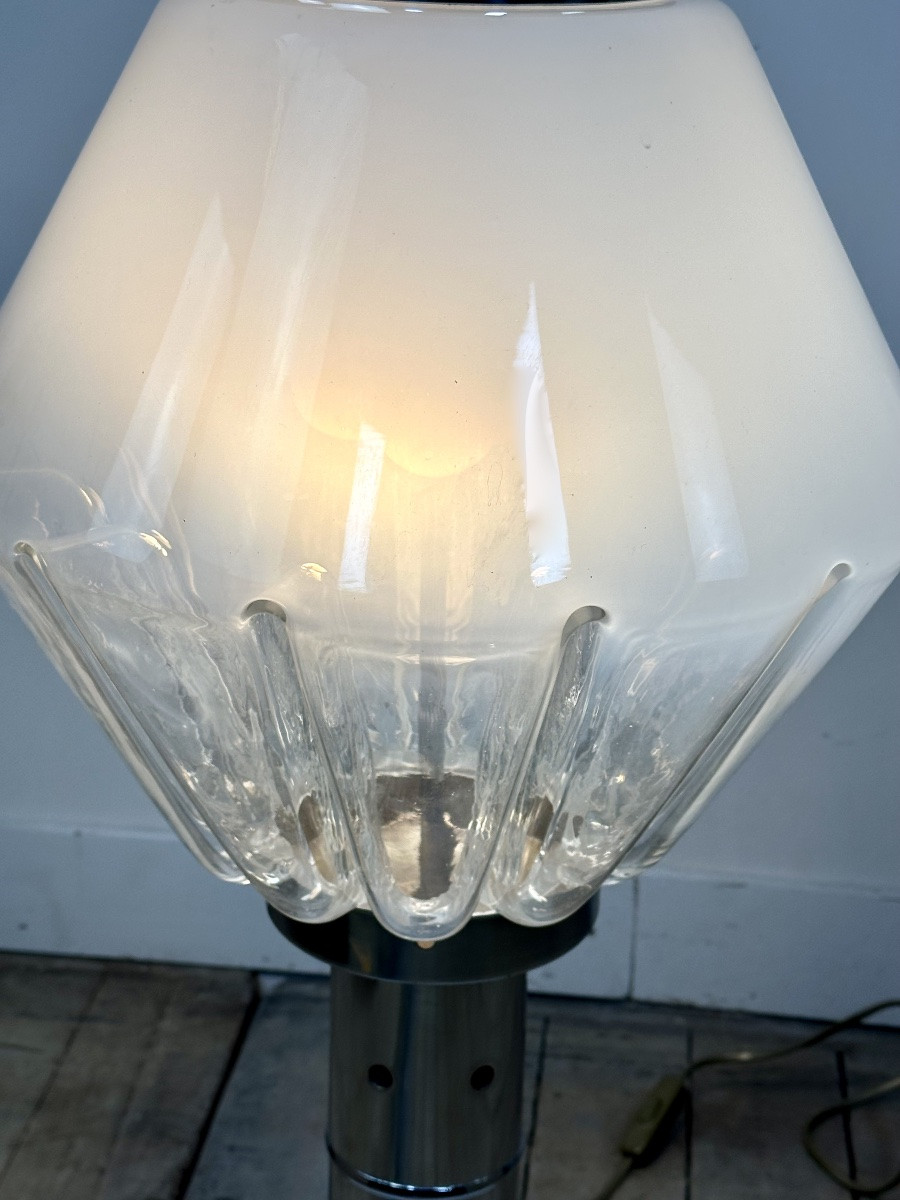 Lampe Diamant en verre murano Italie 1970'S-photo-6
