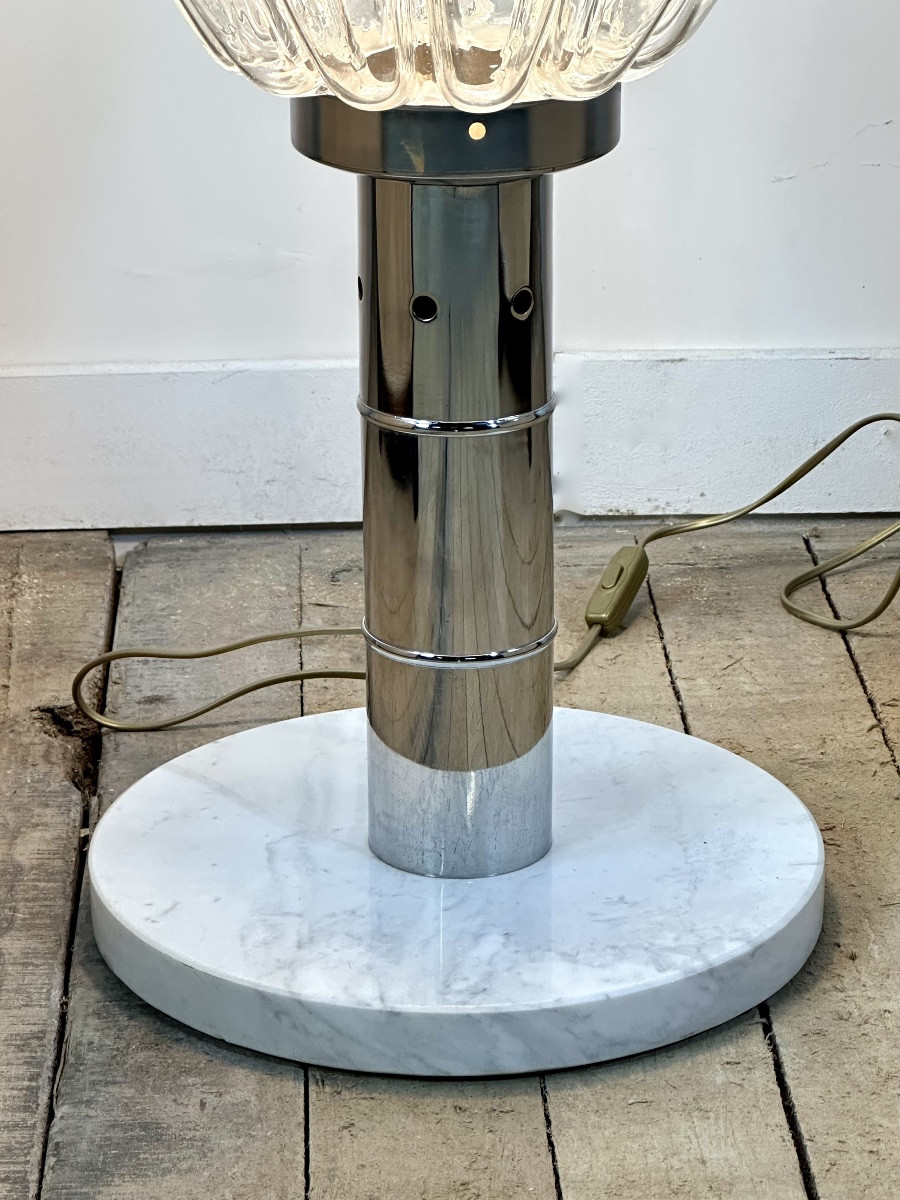 Lampe Diamant en verre murano Italie 1970'S-photo-7