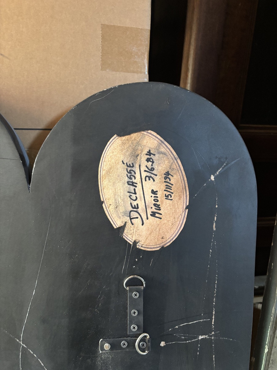 Miroir Circus en verre fumé 1994'S-photo-7