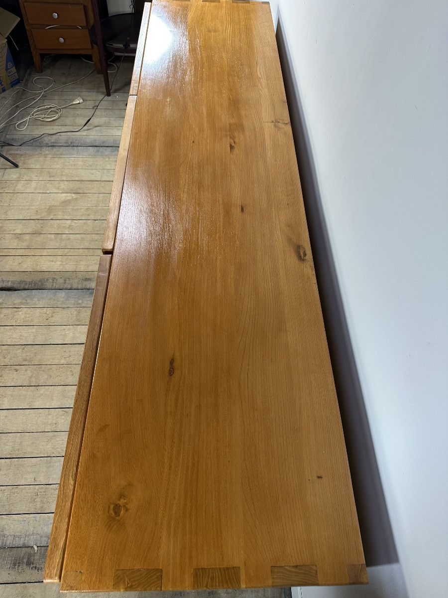 Enfilade en orme massif huilé Maison REGAIN 1970-photo-3