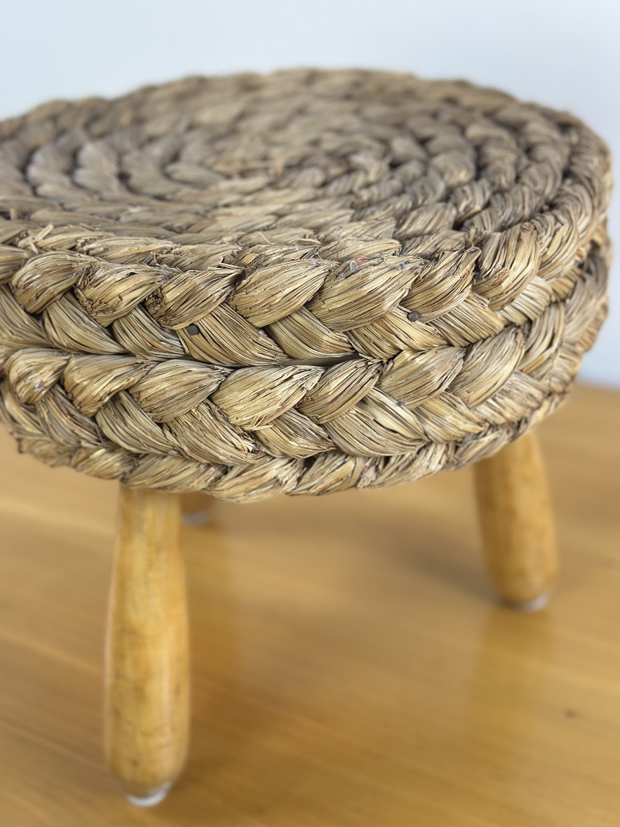 Tabouret Audoux Minet 1960'S-photo-2