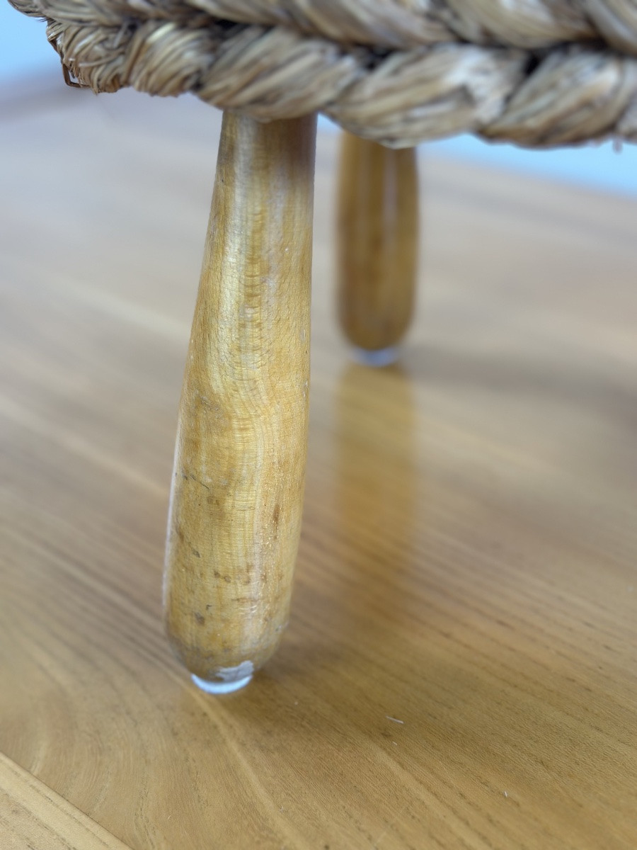 Tabouret Audoux Minet 1960'S-photo-4