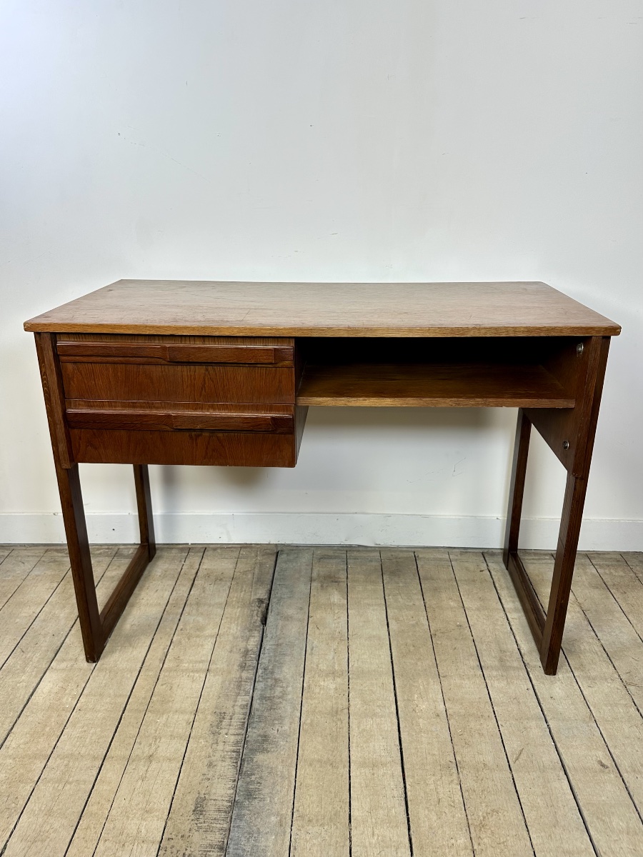 Vintage 1960s Scandinavian Teak Desk