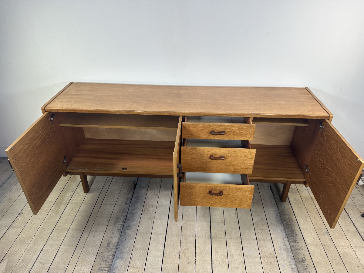 Vintage Scandinavian Teak Sideboard From The 1970s-photo-2