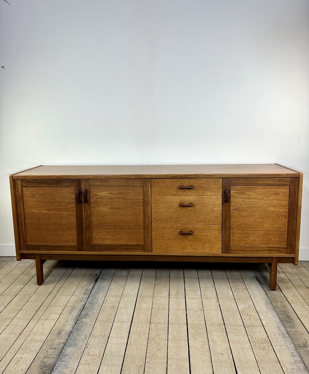 Vintage Scandinavian Teak Sideboard From The 1970s