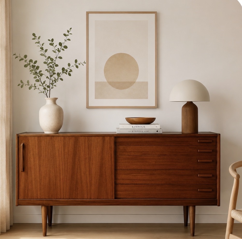 Vintage Scandinavian Teak Sideboard From The 1970s-photo-2