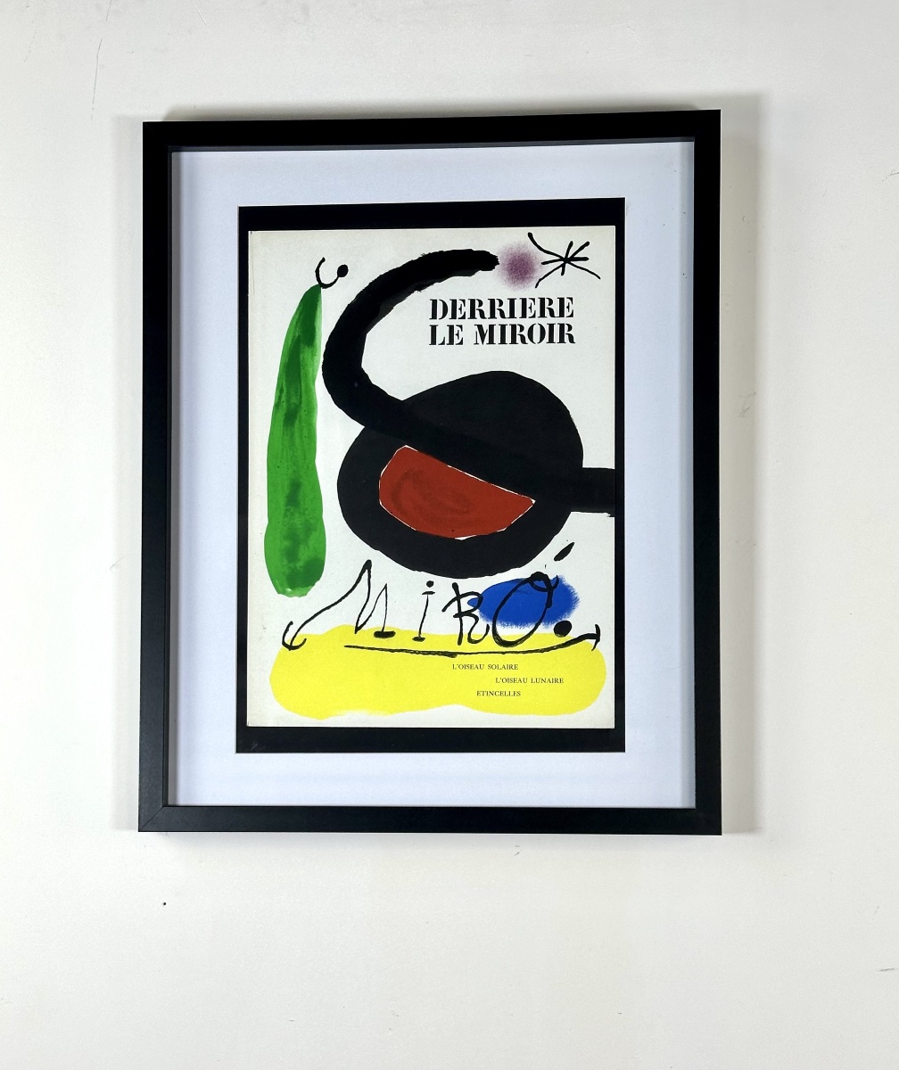 Joan Miró Lithograph – The Solar Bird, The Lunar Bird, Spark, 1967-photo-1