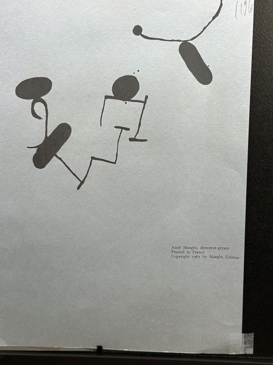 Joan Miró Lithograph – The Solar Bird, The Lunar Bird, Spark, 1967-photo-2