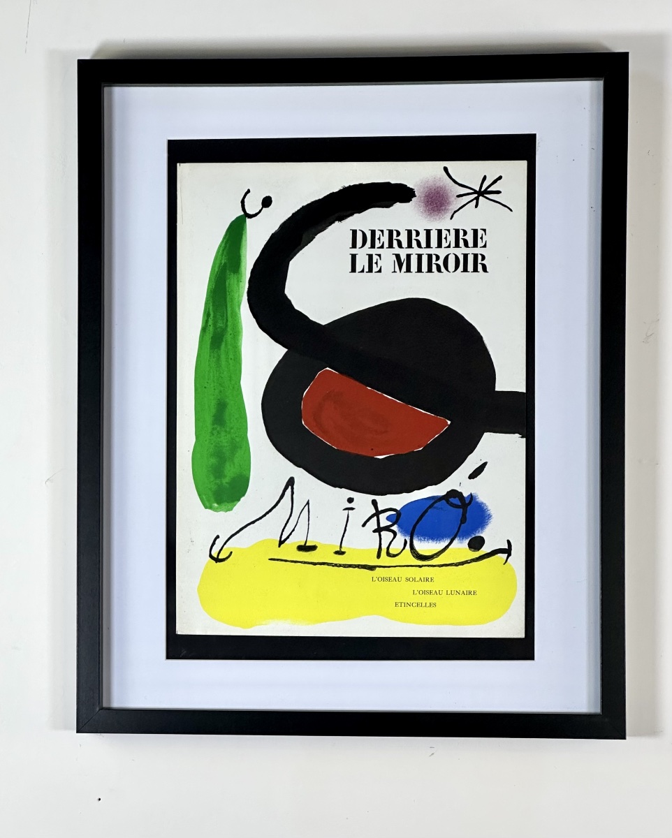 Joan Miró Lithograph – The Solar Bird, The Lunar Bird, Spark, 1967