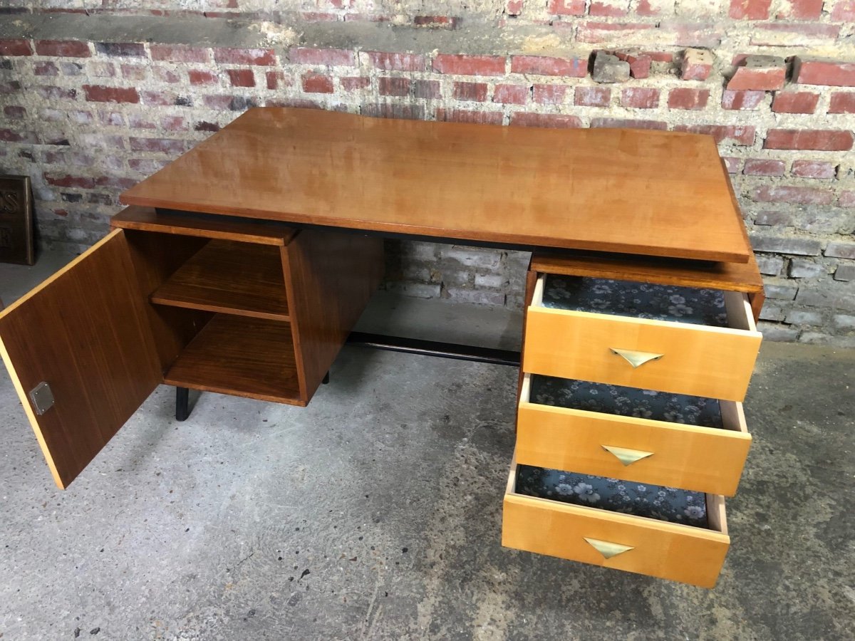 Vintage Italian Design Desk 50's "carmen"-photo-4