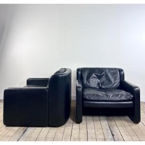 Pair Of Italian Armchairs By Mario Marenco For Arflex, 1970