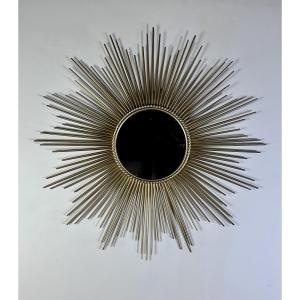 Miroir soleil Chaty Vallauris 1960 Diamètre 95 cm