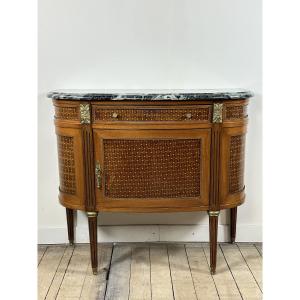 Louis XVI Style Half-moon Commode