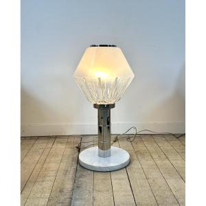 Lampe Diamant en verre murano Italie 1970'S