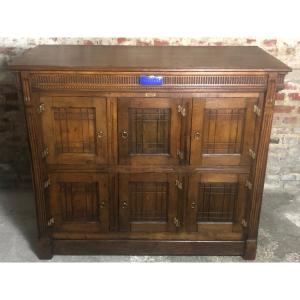 Oak Storage Cabinet From The 1950s Frigidaire Brand