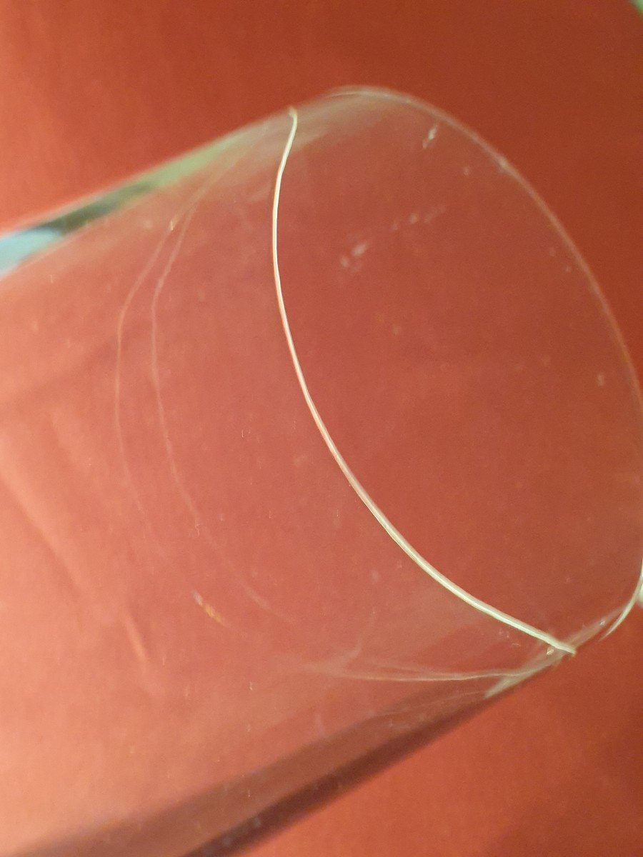 Christofle Four Crystal Glasses For Whiskey Or Orangeade-photo-3