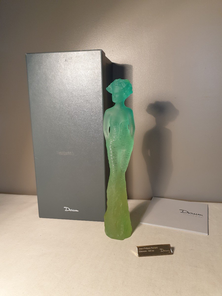 Daum Sculpture Eléonore Numbered 237/425 Jean-philippe Richard