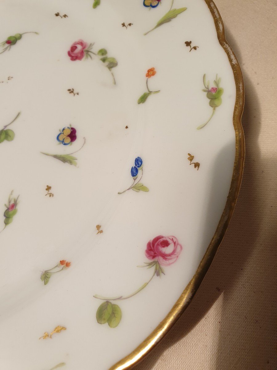 Porcelain Plate From Nyon (swiss) 18th Century.-photo-1