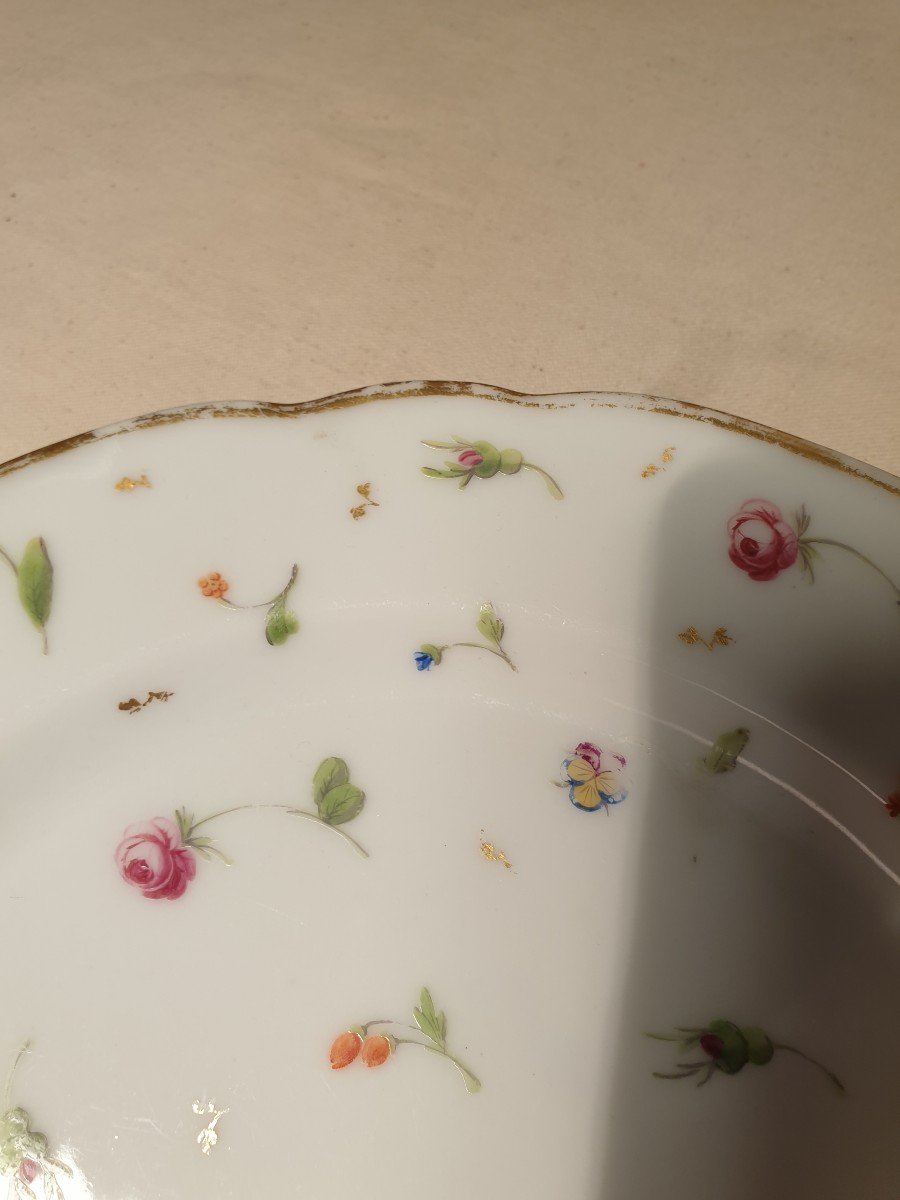 Porcelain Plate From Nyon (swiss) 18th Century.-photo-5